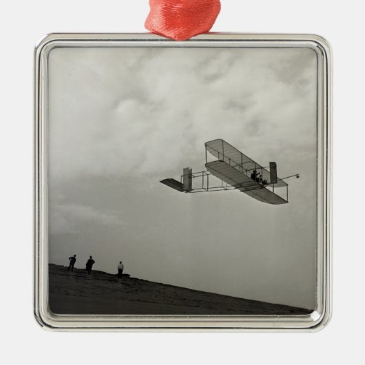 Broers van de Glider Test Vliegtuig Metalen Ornament (Voorkant)