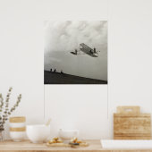 Broers van de Glider Test Vliegtuig Poster (Keuken)