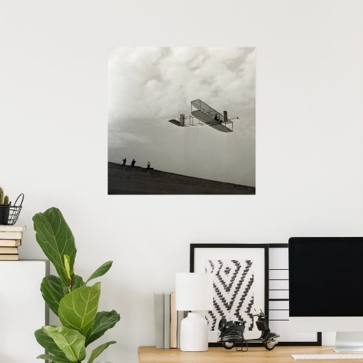 Broers van de Glider Test Vliegtuig Poster (Thuiskantoor)