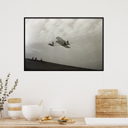 Broers van de Glider Test Vliegtuig Poster (Keuken)