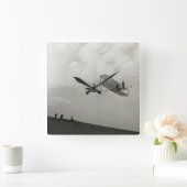 Broers van de Glider Test Vliegtuig Vierkante Klok (Huis)