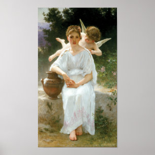 Broers van de liefde van Bouguereau Poster