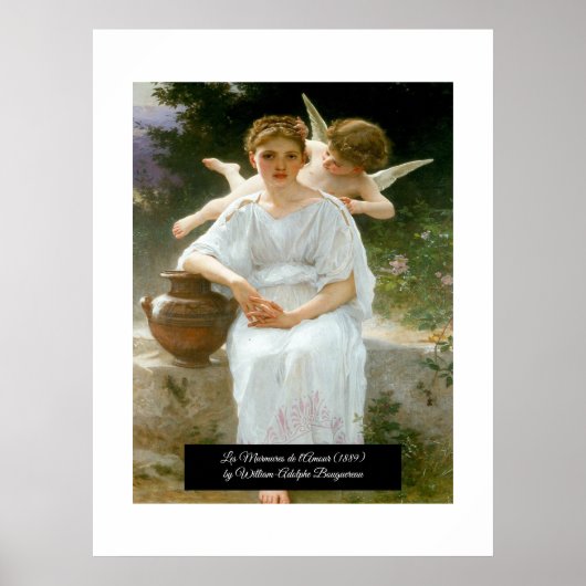 Broers van de liefde van Bouguereau Poster (Voorkant)