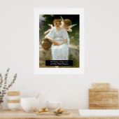 Broers van de liefde van Bouguereau Poster (Keuken)