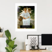 Broers van de liefde van Bouguereau Poster (Thuiskantoor)
