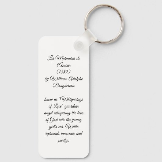 Broers van de liefde van Bouguereau Sleutelhanger (Achterkant)