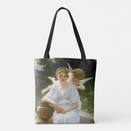 Broers van de liefde van Bouguereau Tote Bag (Achterkant)