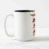 Broers van een andere moeder tweekleurige koffiemok (Links)