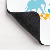 Broers van Elephant Walking Muismat (Hoek)