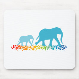 Broers van Elephant Walking Muismat