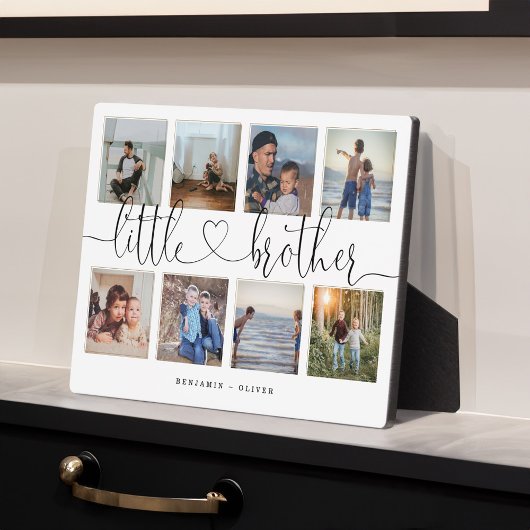 Broers van het kleine broerschrift Gift Photo Coll Fotoplaat