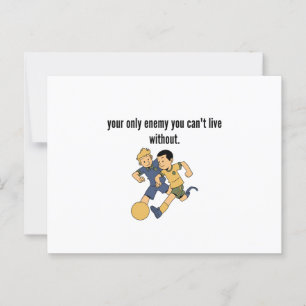 Broers van National Siblings Day Briefkaart