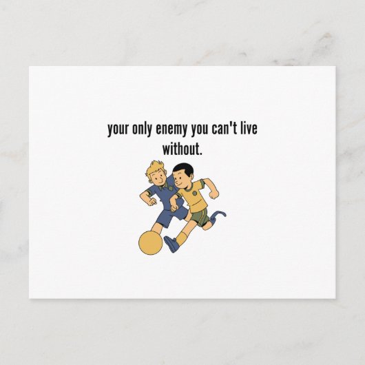 Broers van National Siblings Day Briefkaart (Voorkant)