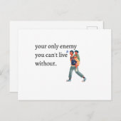 Broers van nationale broers en zussen briefkaart (Voorkant / Achterkant)