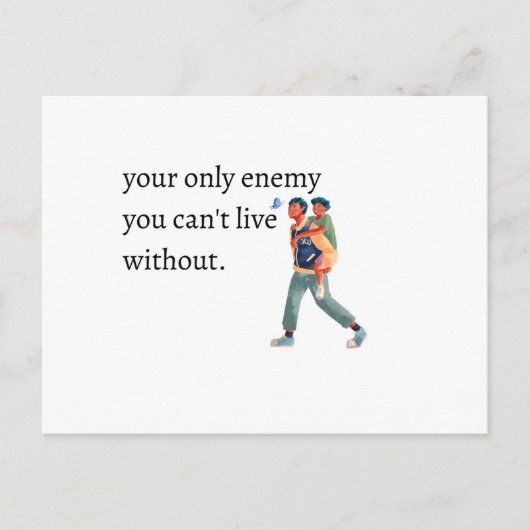 Broers van nationale broers en zussen briefkaart (Voorkant)