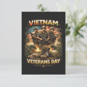Broers van Vietnam Bedankkaart (Staand voorkant)