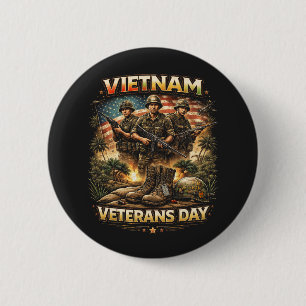 Broers van Vietnam Ronde Button 5,7 Cm