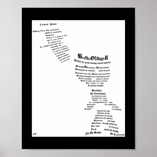 Broers van Woede en Verwardheid Poster (Voorkant)