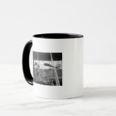 Broers-vliegtuig met piloot en mok (Voorkant links)