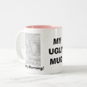 Broers voegen foto lelijke mok toe (Voorkant links)