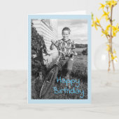 broertje jarig kaart (Gele Bloem)