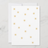 Broertje op weg naar Boho Sun Baby shower Kaart (Achterkant)