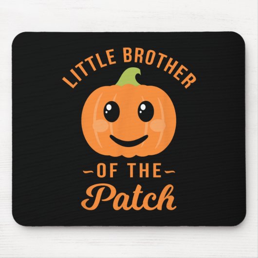 Broertje van de patch pompoen Halloween T SH Muismat (Voorkant)