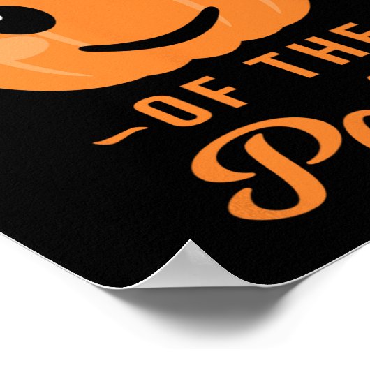 Broertje van de patch pompoen Halloween T SH Poster (Hoek)