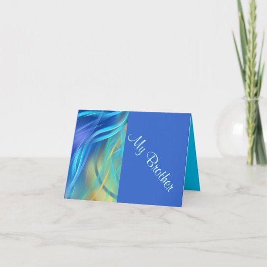 Broertje verjaardag kaart (Voorkant)