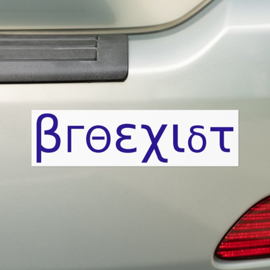 Broëster Bumpersticker (Op auto)