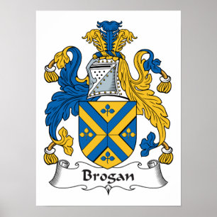 Brogan Family Crest Poster