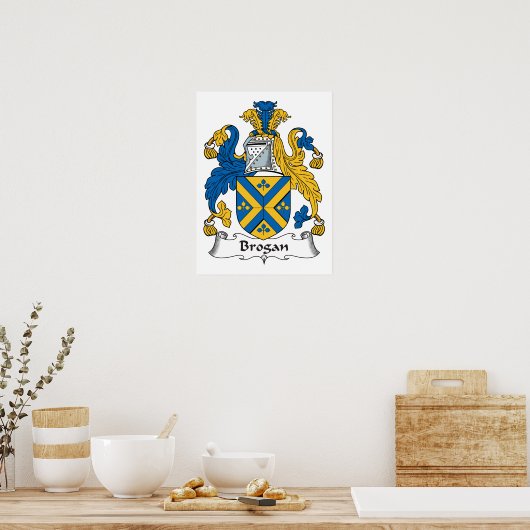 Brogan Family Crest Poster (Keuken)