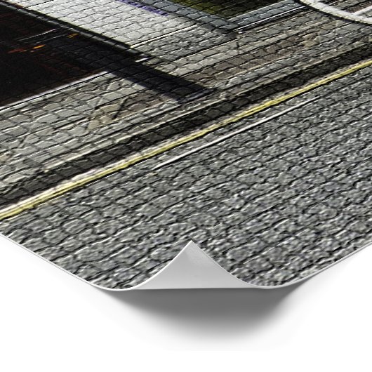 Brogans Bar Color Mosaic Poster (Hoek)