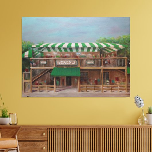 Brogen's South, Saint Simons Island - Canvas (Insitu (Woonkamer))