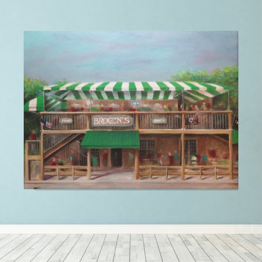 Brogen's South, Saint Simons Island - Canvas (Insitu (Houten vloer))