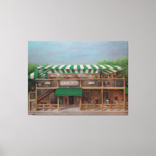 Brogen's South, Saint Simons Island - Canvas Afdruk (Voorkant)