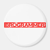 Brogrammer Stamp Magneet (Voorkant)