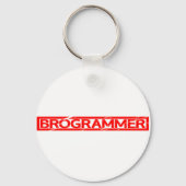 Brogrammer Stamp Sleutelhanger (Achterkant)