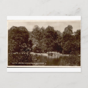 Brogyntyn Oswestry Landelijke Brug Oude Zicht Briefkaart