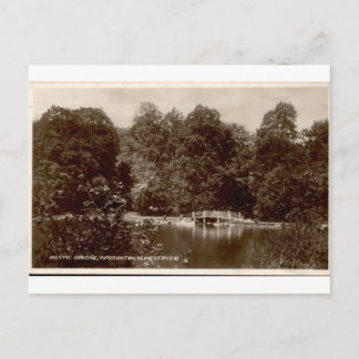 Brogyntyn Oswestry Landelijke Brug Oude Zicht Briefkaart