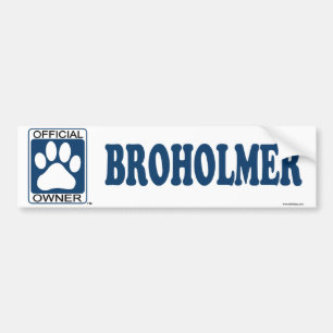 Broholmer Blue Bumpersticker