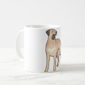 Broholmer hond Magie Koffiemok (Voorkant links)