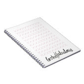 Broke & Fabulair x-patroonnotebook Notitieboek (Rechterzijde)