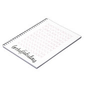 Broke & Fabulair x-patroonnotebook Notitieboek (Linkerzijde)
