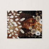 Broke in de gehoorde Afrikaanse Amerikaanse vrouwe Legpuzzel (Horizontaal)