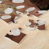 Broke in de gehoorde Afrikaanse Amerikaanse vrouwe Legpuzzel (Zijkant)