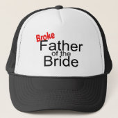 Broke vader van de bride trucker pet (Voorkant)