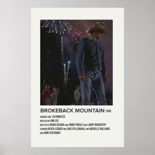 brokeback mountain 2005 poster (Voorkant)