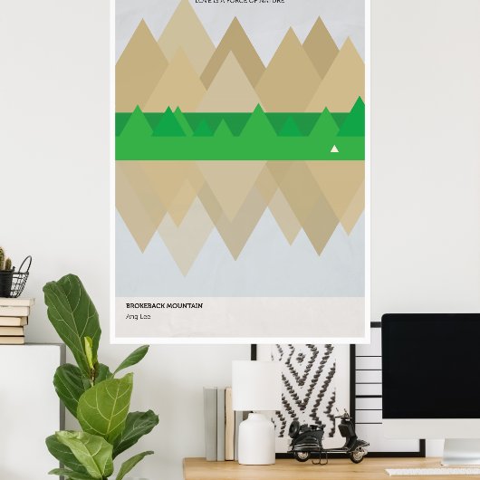 Brokeback Mountain film poster (Thuiskantoor)