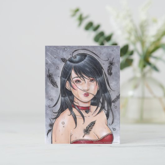 Broken Angel Briefkaart (Staand voorkant)